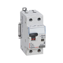 Дифференциальный автомат (АВДТ) Legrand DX3 - 1P+N - 10A - AC - 30mA - тип C - 6kA