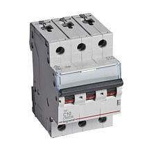 MCB TX3 6000A 3-полюсный 10A кривая C